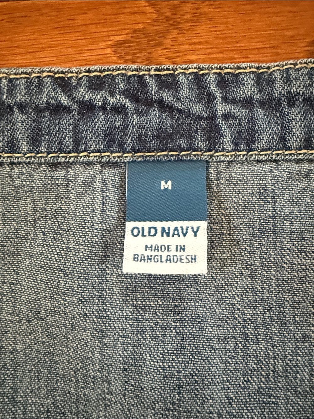 Old Navy denim cropped tank - Picture 3 of 6
